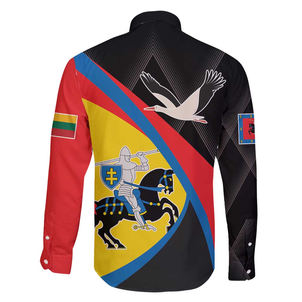 Lithuania Vilnius County Family Matching Off Shoulder Short Dress and Hawaiian Shirt Vilniaus Apskritis