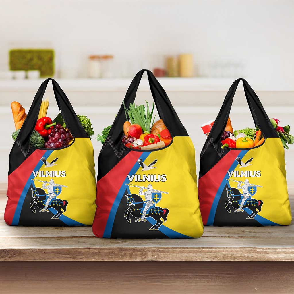 Lithuania Vilnius County Grocery Bag Vilniaus Apskritis