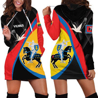 Lithuania Vilnius County Hoodie Dress Vilniaus Apskritis