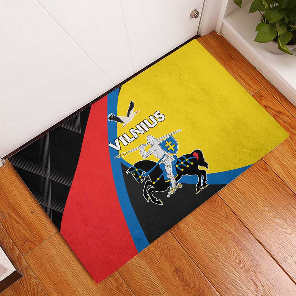 Lithuania Vilnius County Rubber Doormat Vilniaus Apskritis LT17 - Wonder Print Shop