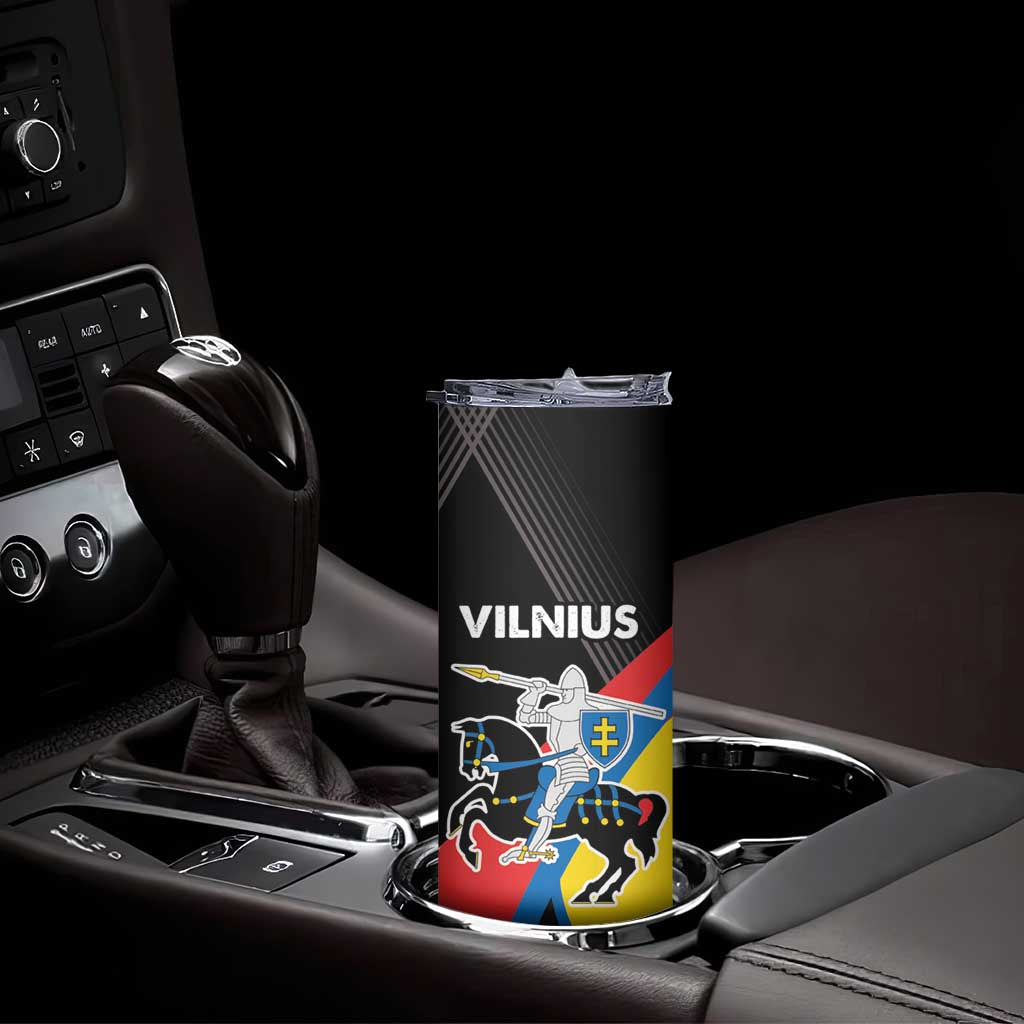 Lithuania Vilnius County Skinny Tumbler Vilniaus Apskritis LT17 - Wonder Print Shop
