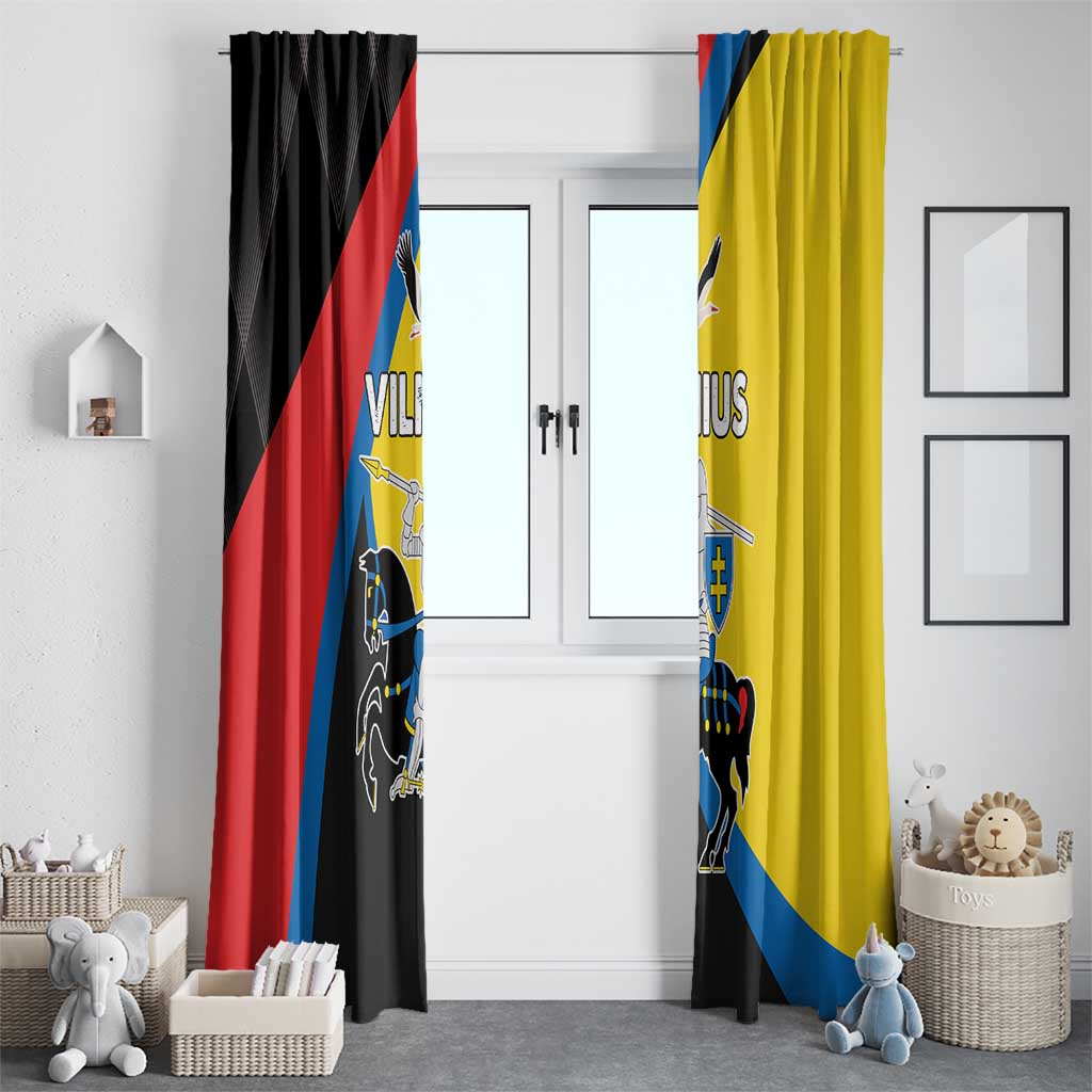 Lithuania Vilnius County Window Curtain Vilniaus Apskritis LT17 - Wonder Print Shop