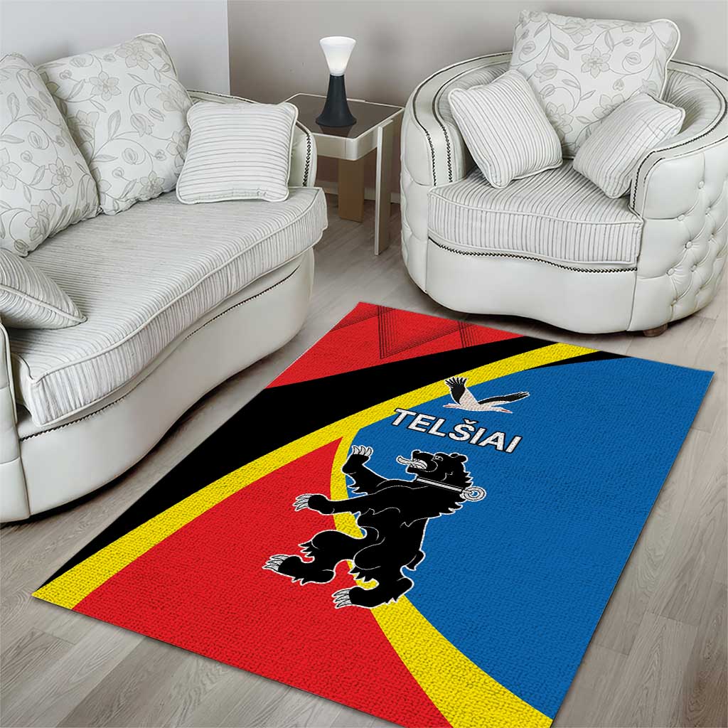 Lithuania Telsiai County Area Rug Telsiu Apskritis