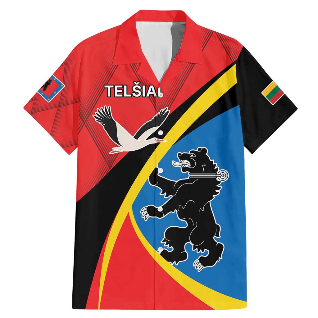 Lithuania Telsiai County Family Matching Mermaid Dress and Hawaiian Shirt Telsiu Apskritis