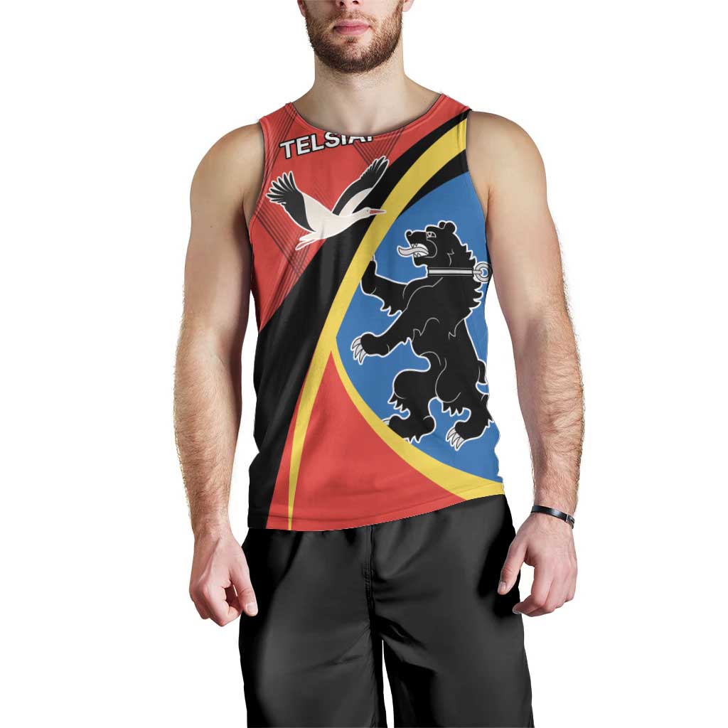 Lithuania Telsiai County Men Tank Top Telsiu Apskritis