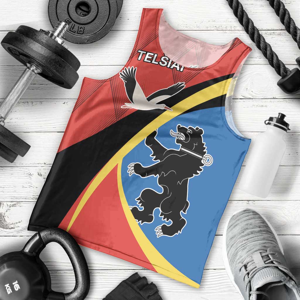 Lithuania Telsiai County Men Tank Top Telsiu Apskritis