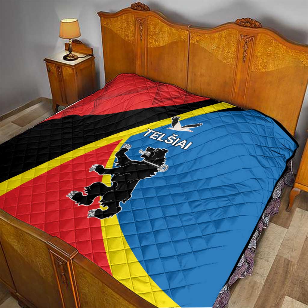 Lithuania Telsiai County Quilt Telsiu Apskritis LT17 - Wonder Print Shop