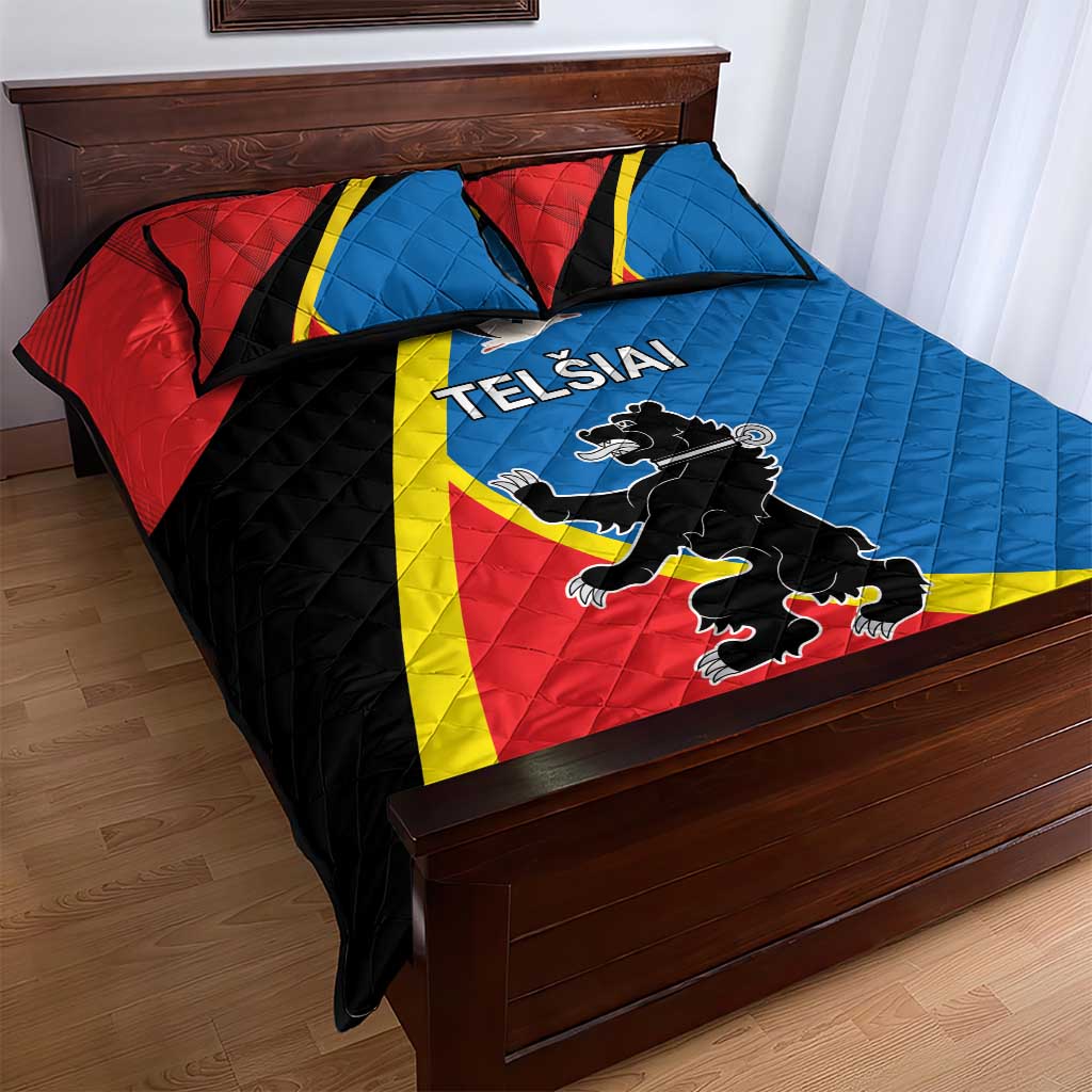 Lithuania Telsiai County Quilt Bed Set Telsiu Apskritis LT17 - Wonder Print Shop