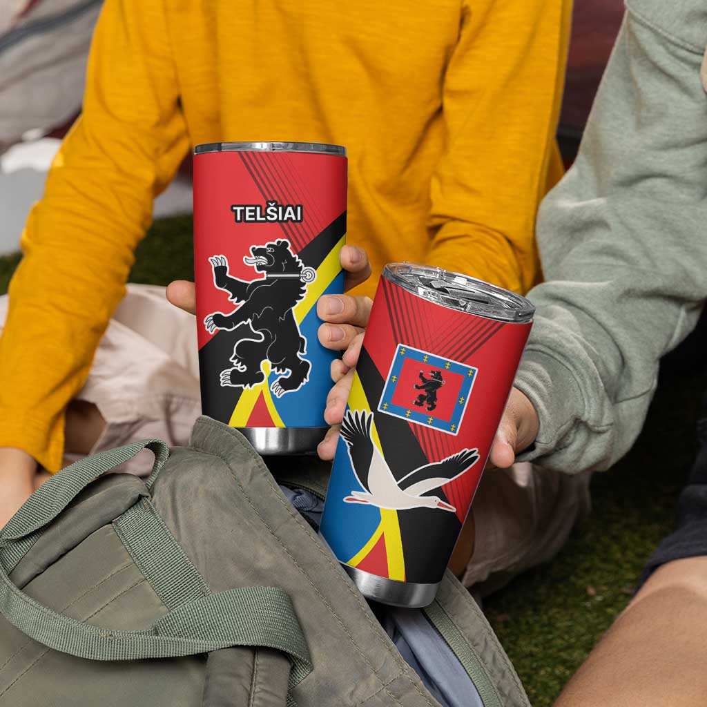 Lithuania Telsiai County Tumbler Cup Telsiu Apskritis LT17 - Wonder Print Shop