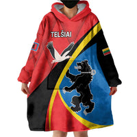 Lithuania Telsiai County Wearable Blanket Hoodie Telsiu Apskritis LT17 - Wonder Print Shop