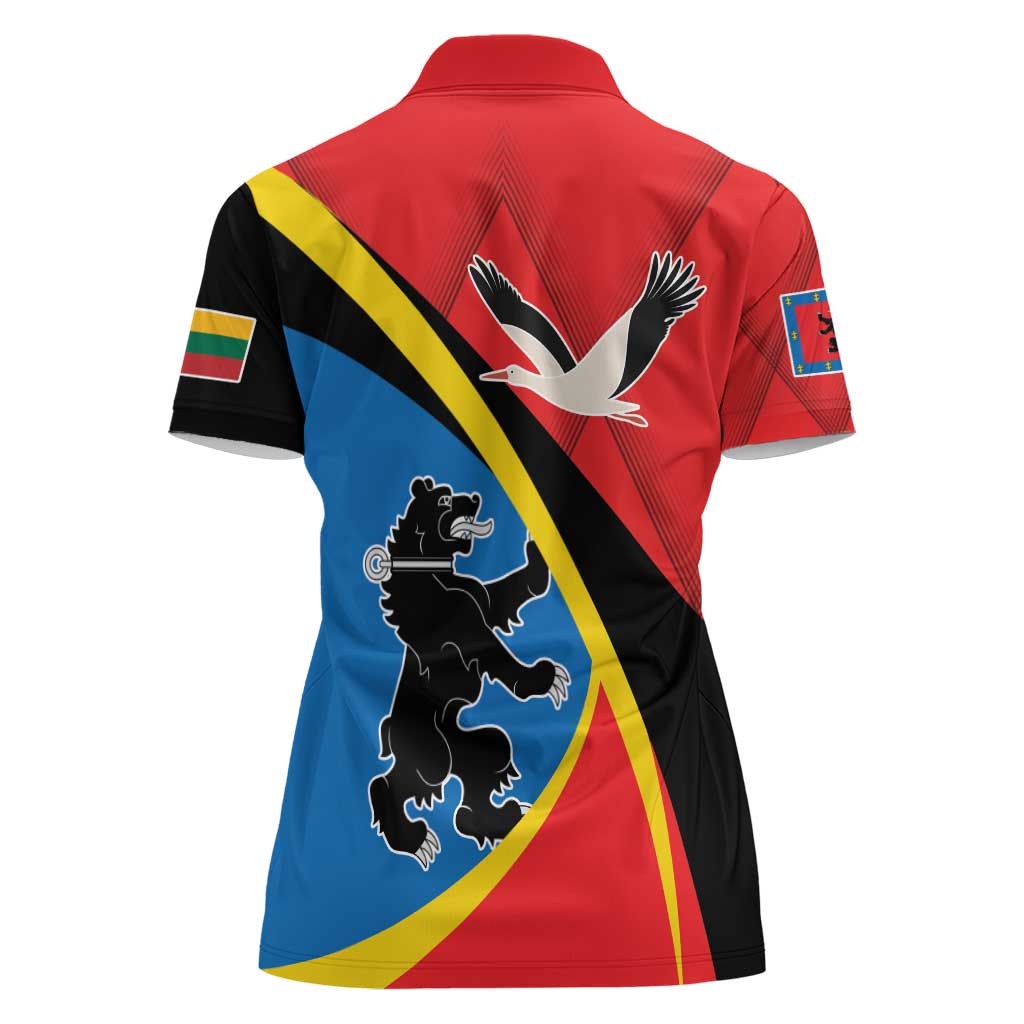 Lithuania Telsiai County Women Polo Shirt Telsiu Apskritis LT17 - Wonder Print Shop