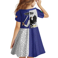 Personalized Ireland Connacht Black Eagle and Armed hand Family Matching Off Shoulder Maxi Dress and Hawaiian Shirt Connachta Flag Style with Celtic Patern