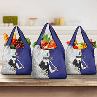 Personalized Ireland Connacht Black Eagle and Armed hand Grocery Bag Connachta Flag Style with Celtic Patern