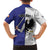 Personalized Ireland Connacht Black Eagle and Armed hand Kid Hawaiian Shirt Connachta Flag Style with Celtic Patern