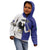 Personalized Ireland Connacht Black Eagle and Armed hand Kid Hoodie Connachta Flag Style with Celtic Patern