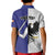 Personalized Ireland Connacht Black Eagle and Armed hand Kid Polo Shirt Connachta Flag Style with Celtic Patern