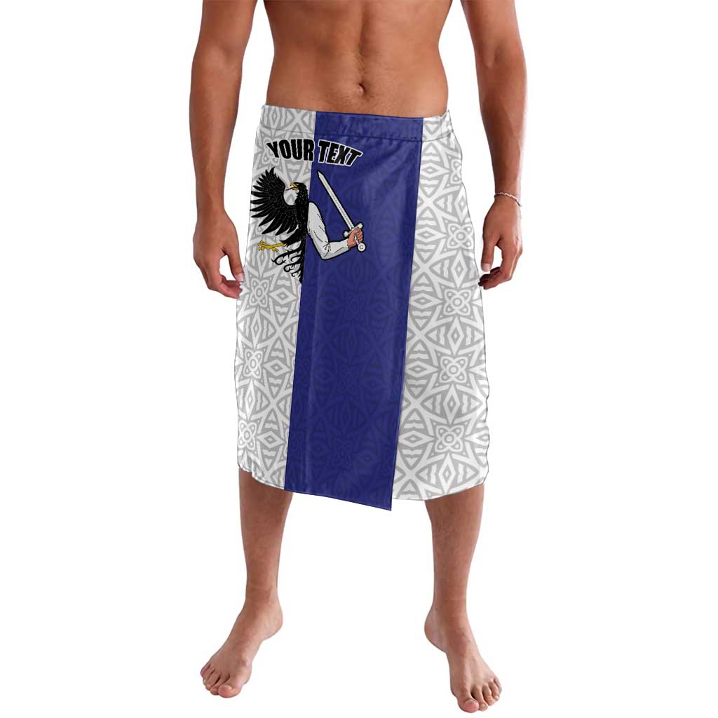 Personalized Ireland Connacht Black Eagle and Armed hand Lavalava Connachta Flag Style with Celtic Patern