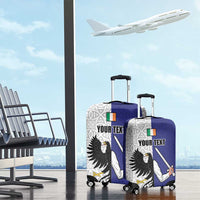 Personalized Ireland Connacht Black Eagle and Armed hand Luggage Cover Connachta Flag Style with Celtic Patern