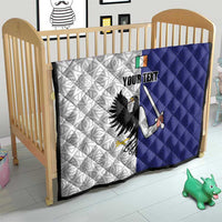 Personalized Ireland Connacht Black Eagle and Armed hand Quilt Connachta Flag Style with Celtic Patern