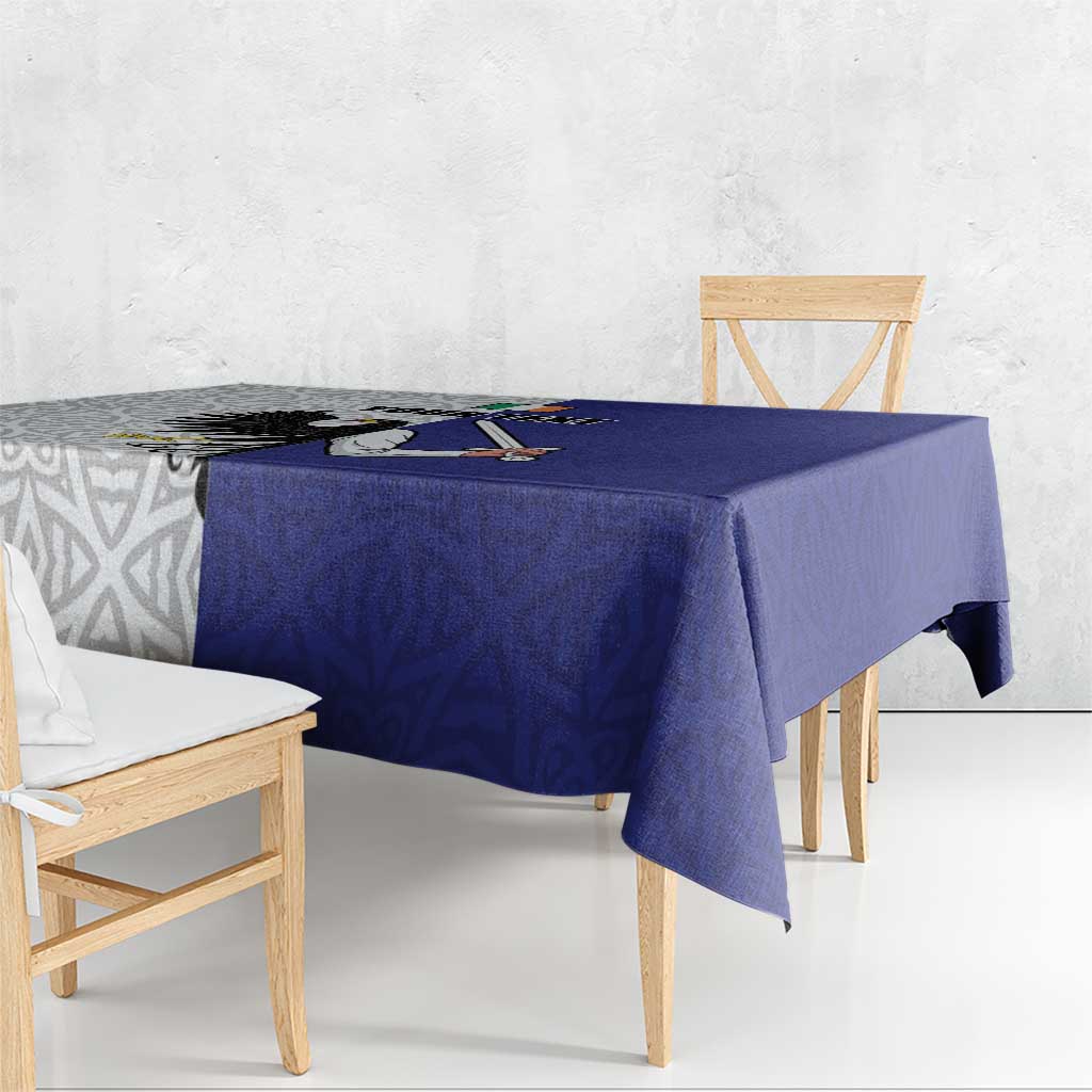 Personalized Ireland Connacht Black Eagle and Armed hand Tablecloth Connachta Flag Style with Celtic Patern