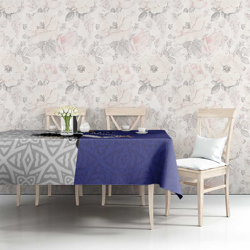 Personalized Ireland Connacht Black Eagle and Armed hand Tablecloth Connachta Flag Style with Celtic Patern