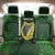 Ireland Leinster Gold Irish Harp with Shamrock Back Car Seat Cover Laighin Flag With Shamrock Patern