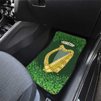 Ireland Leinster Gold Irish Harp with Shamrock Car Mats Laighin Flag With Shamrock Patern