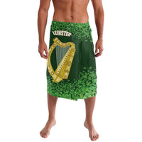 Ireland Leinster Gold Irish Harp with Shamrock Lavalava Laighin Flag With Shamrock Patern