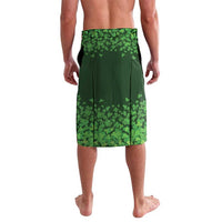 Ireland Leinster Gold Irish Harp with Shamrock Lavalava Laighin Flag With Shamrock Patern