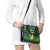 Ireland Leinster Gold Irish Harp with Shamrock Shoulder Handbag Laighin Flag With Shamrock Patern