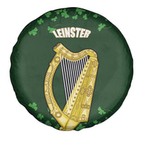 Ireland Leinster Gold Irish Harp with Shamrock Spare Tire Cover Laighin Flag With Shamrock Patern