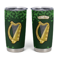 Ireland Leinster Gold Irish harp with Shamrock Tumbler Cup Laighin Flag With Shamrock Patern