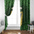 Ireland Leinster Gold Irish Harp with Shamrock Window Curtain Laighin Flag With Shamrock Patern