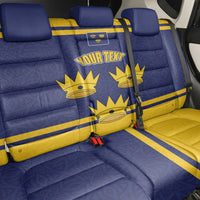 Personalized Ireland Munster Three Gold Crowns Back Car Seat Cover An Mhumhain Flag Three Gold Crowns