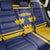 Personalized Ireland Munster Three Gold Crowns Back Car Seat Cover An Mhumhain Flag Three Gold Crowns