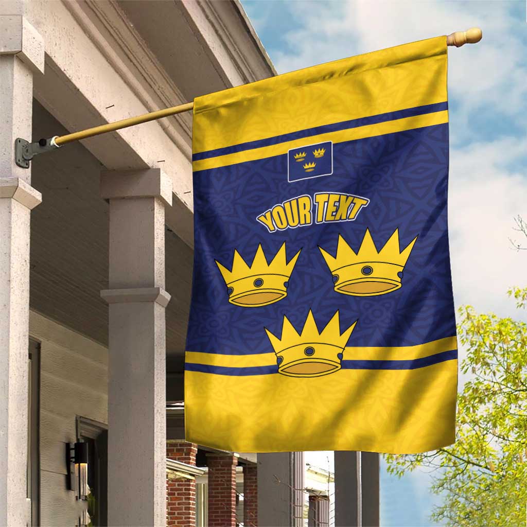 Personalized Ireland Munster Three Gold Crowns Garden Flag An Mhumhain Flag Three Gold Crowns