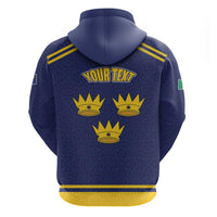 Personalized Ireland Munster Three Gold Crowns Hoodie An Mhumhain Flag Three Gold Crowns