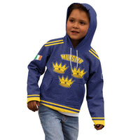 Personalized Ireland Munster Three Gold Crowns Kid Hoodie An Mhumhain Flag Three Gold Crowns