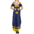 Personalized Ireland Munster Three Gold Crowns Summer Maxi Dress An Mhumhain Flag Three Gold Crowns