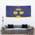 Personalized Ireland Munster Three Gold Crowns Tapestry An Mhumhain Flag Three Gold Crowns