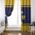 Personalized Ireland Munster Three Gold Crowns Window Curtain An Mhumhain Flag Three Gold Crowns