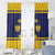 Personalized Ireland Munster Three Gold Crowns Window Curtain An Mhumhain Flag Three Gold Crowns