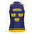 Personalized Ireland Munster Three Gold Crowns Women Sleeveless Polo Shirt An Mhumhain Flag Three Gold Crowns
