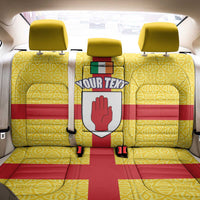 Personalized Ireland Ulster Back Car Seat Cover Ulaidh Flag With Celtic Patern