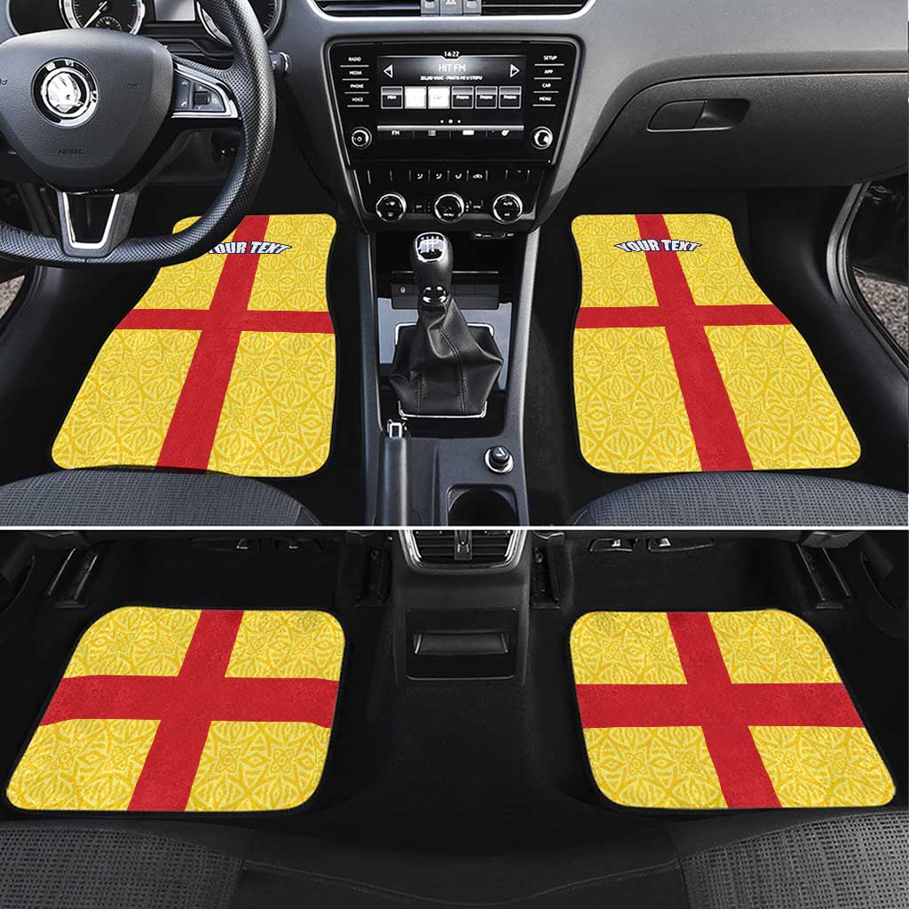 Personalized Ireland Ulster Car Mats Ulaidh Flag With Celtic Patern
