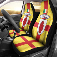 Personalized Ireland Ulster Car Seat Cover Ulaidh Flag With Celtic Patern