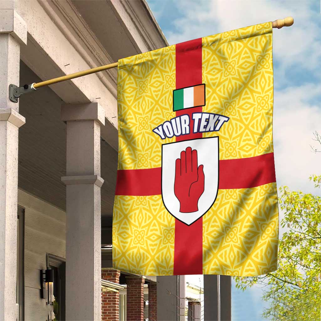 Personalized Ireland Ulster Garden Flag Ulaidh Flag With Celtic Patern