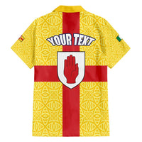 Personalized Ireland Ulster Hawaiian Shirt Ulaidh Flag With Celtic Patern