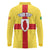 Personalized Ireland Ulster Long Sleeve Polo Shirt Ulaidh Flag With Celtic Patern