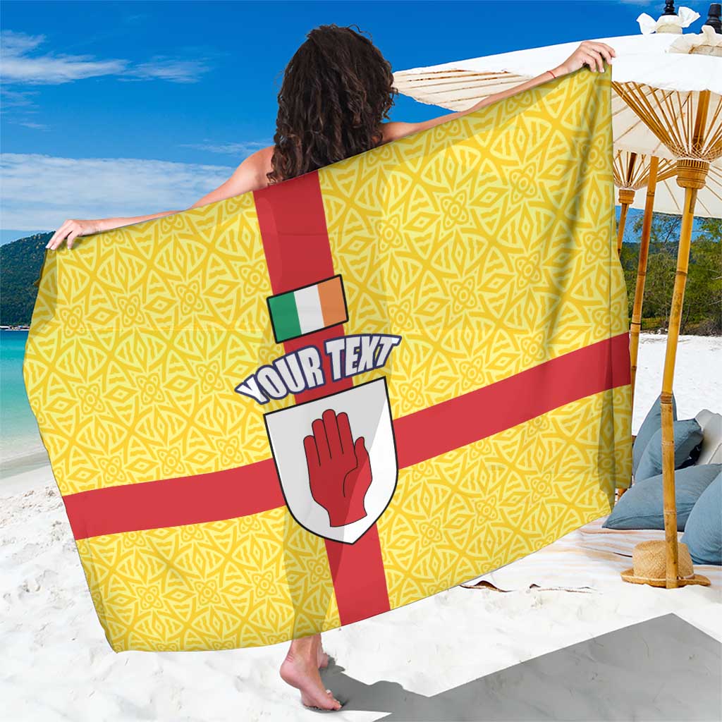 Personalized Ireland Ulster Sarong Ulaidh Flag With Celtic Patern